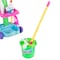 Toy Time Toy Cleaning Set with Play Housekeeping and Janitor Accessories Cart for Children and Toddlers 810211DPQ - alternate 2